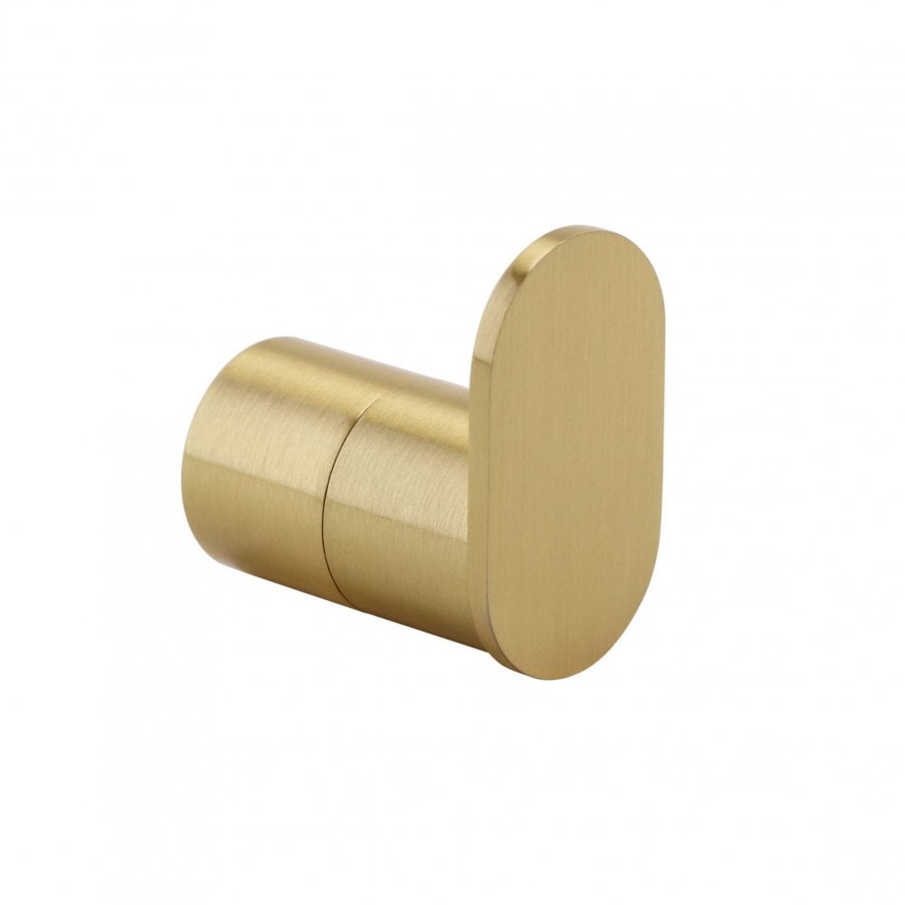 Ottone Robe Hook Brushed Brass